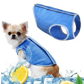 Dog Summer Cooling Vest, Pet Cooling Clothes Dog Cat Cooling Vest, Summer Heat Relief Vest Pet Dog Clothes Summer Clothes For Dogs Dog Cooling Vest (Option: W13162780)
